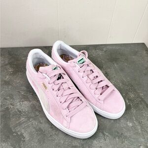 Puma suede Classic XXI leather sneakers big kid 5.5 pink